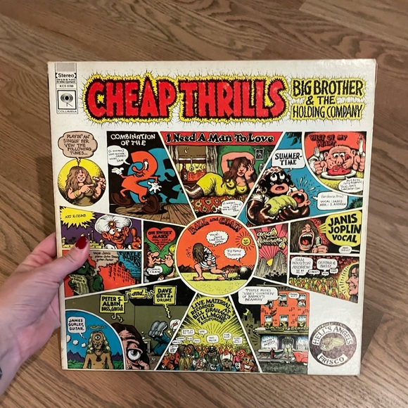 Big brother & the holding company Janis Joplin vintage vinyl record